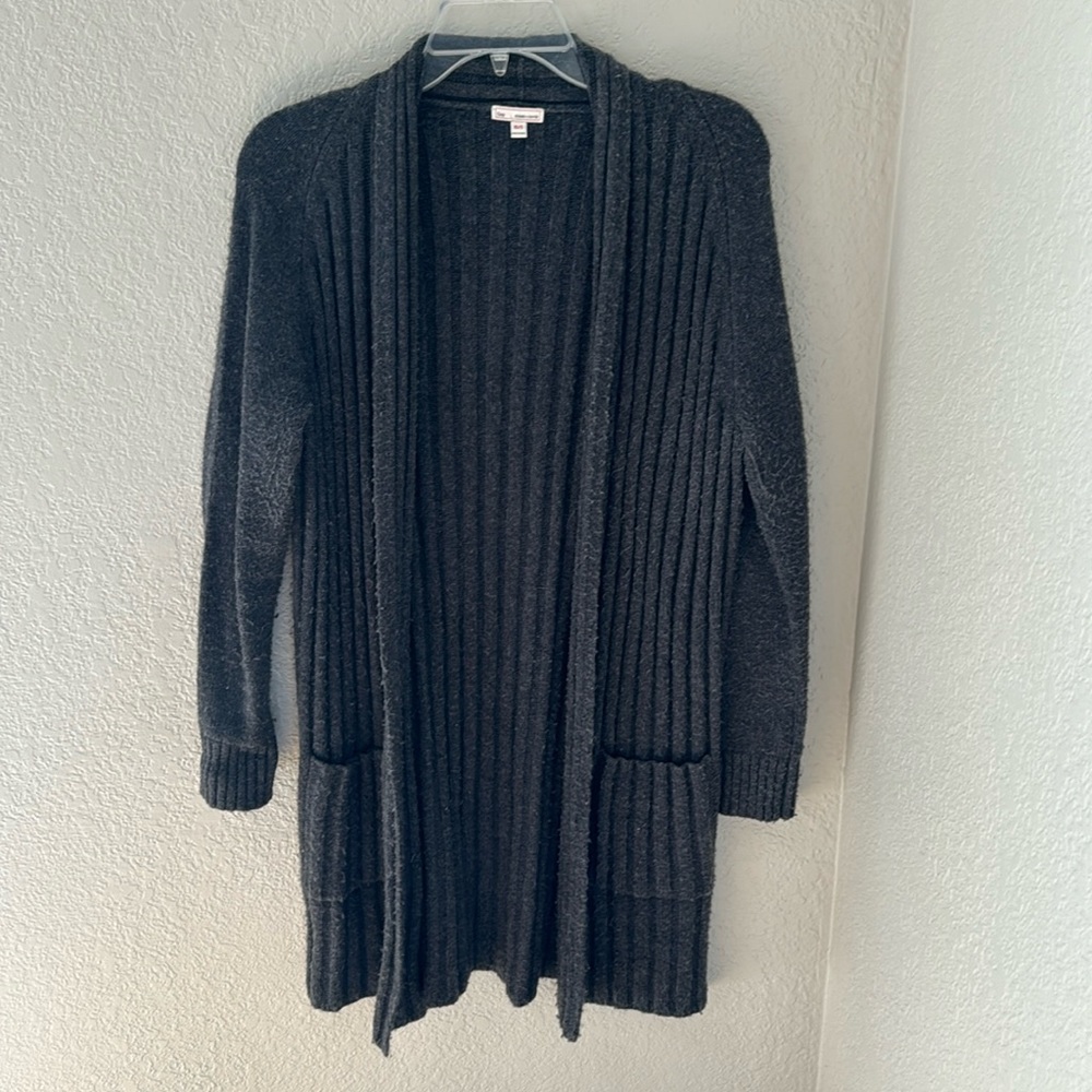 Gap long, gray cardigan